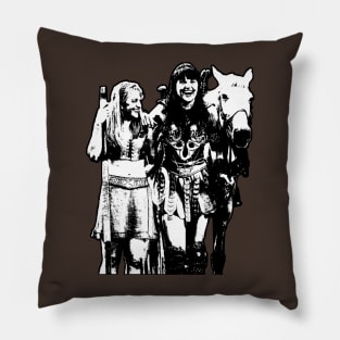 Xena, Gabrielle & Argo Pillow