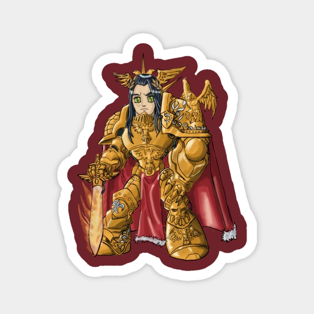 God Emperor Magnet by Chaeros Arts