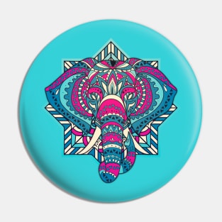 Elephant Mandala Pin