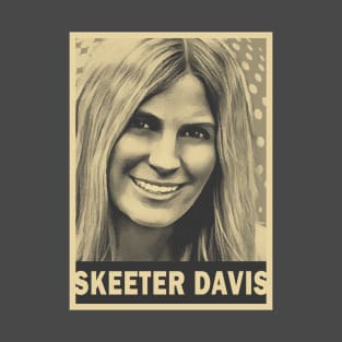 Skeeter Davis retro art (exlusive) smile T-Shirt