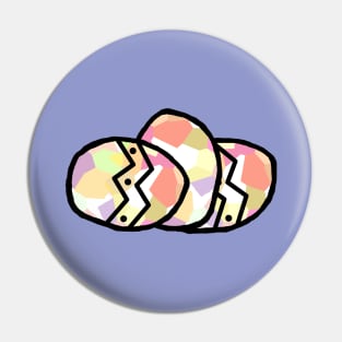 Three Easter Eggs Pin