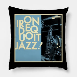 Irondequoit Jazz! (transparent black) Pillow