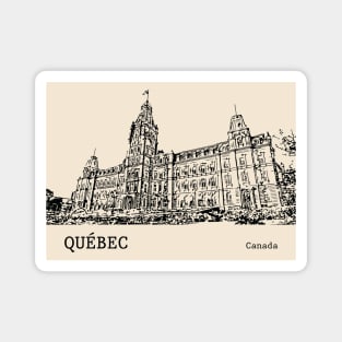 Quebec Canada Magnet