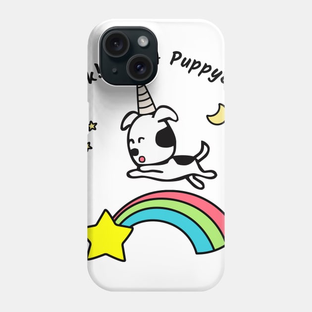 Cute Puppy Unicorn Shirt: Look I'm A Puppycorn Phone Case by shirtonaut