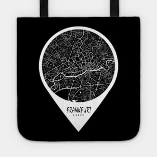 Frankfurt, Germany City Map - Travel Pin Tote