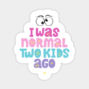 Two Kids Mother's Day Magnet