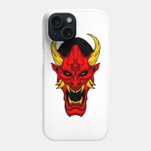 scream demon oni mask Phone Case