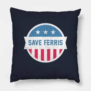 Save Ferris vintage design Pillow