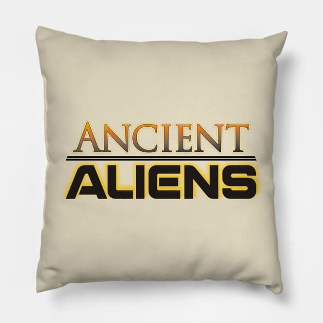 ancient aliens Pillow by w.d.roswell