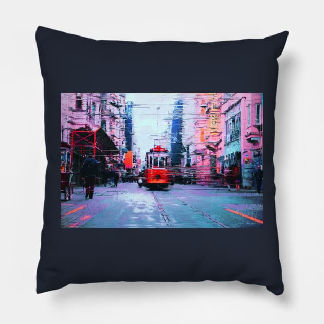 Glitched World Pillow by Faeblehoarder