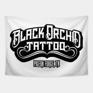 Black orchid tattoo Tapestry