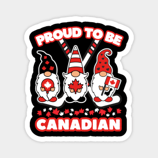 Proud Canadian Gnomes Magnet