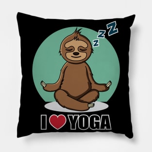 Funny Yoga Sloth Pillow