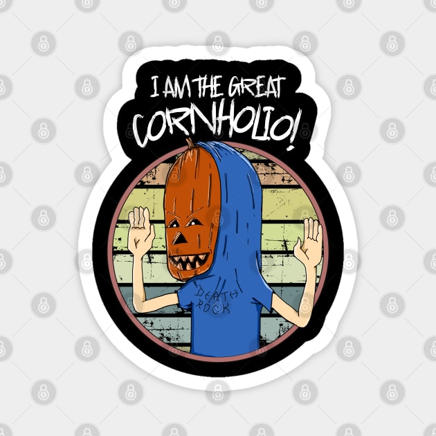 Halloween Cornholio Magnet by DeathAnarchy