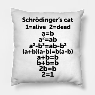 Schrödinger's Cat Pillow