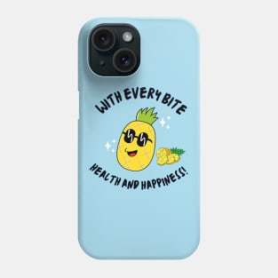 With every bite, health and happiness! Phone Case