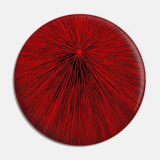 A colorful hyperdrive explosion - solid redversion Pin