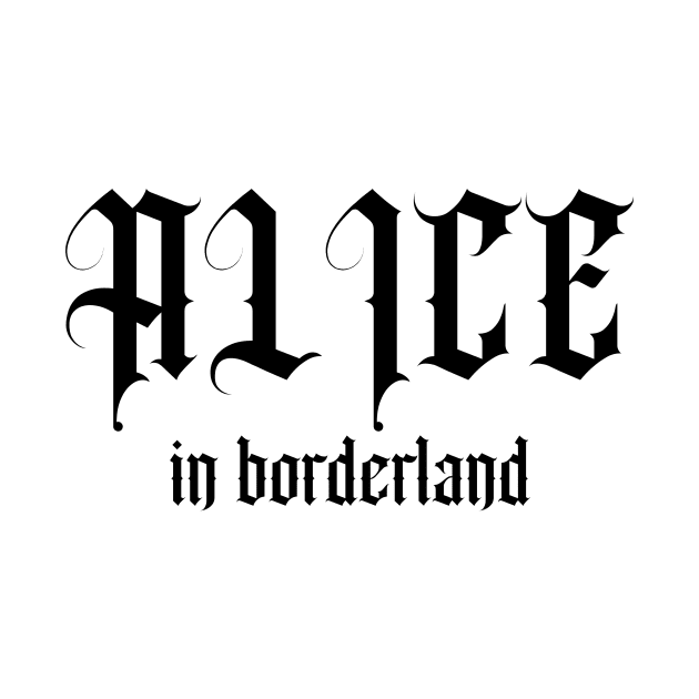 Alice in borderland title black by CERA23