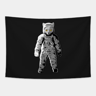 Cat Astronaut Tapestry