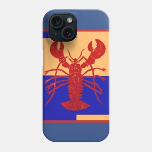 Lobster Square Designer Background Phone Case