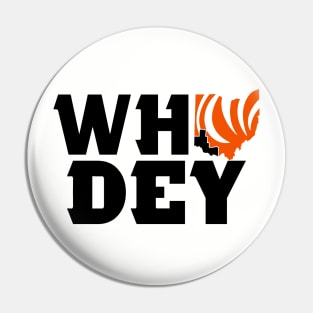 WHO DEY, Cincinnati Football Pin