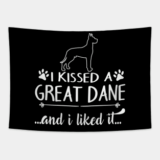 I Kissed A Great Dane Tapestry