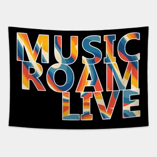 Music Roam Live Tapestry