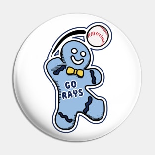 Tampa Bay Rays Gingerbread Man Pin