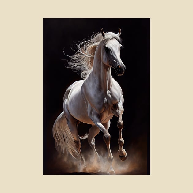 Arabian Horse - Oil paint by ABART BY ALEXST 