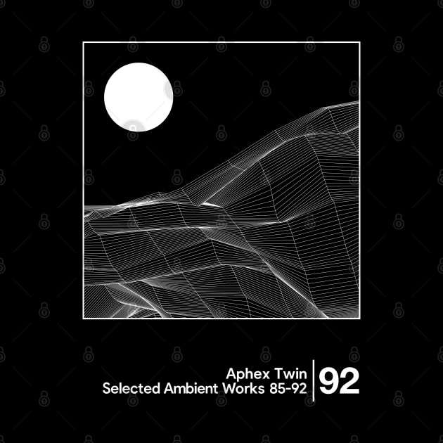 Aphex Twin - Selected Ambient Works / Minimalist Style Graphic Design by saudade