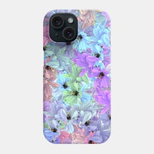 Lilies with bees Phone Case