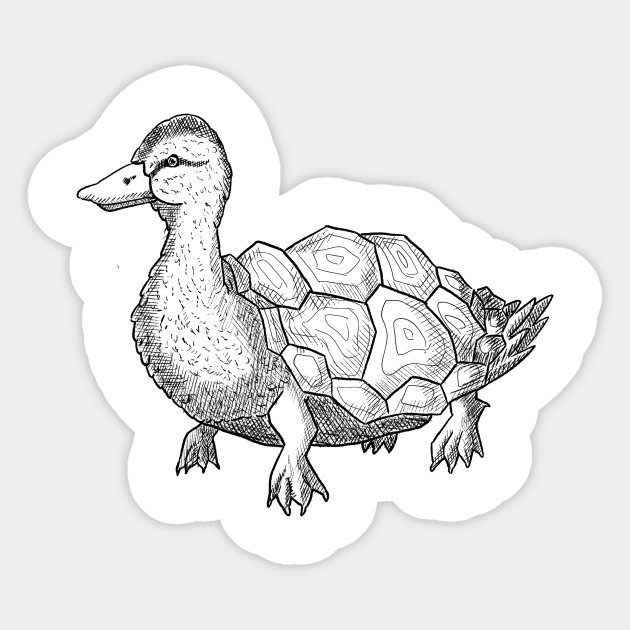 Turtle Duck Avatar The Last Airbender ATLA Turtle Duck Sticker TeePublic