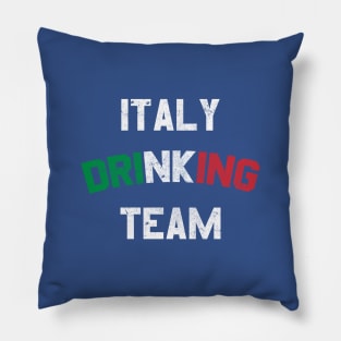 Italy Drinking Team Pillow