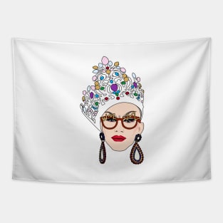 Sasha Velour Crown Tapestry