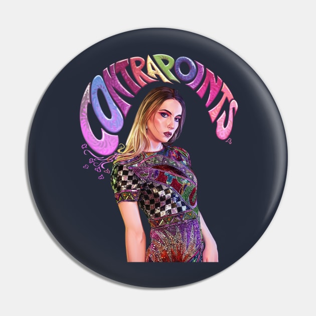 Contrapoints Sequins Pin by Skutchdraws