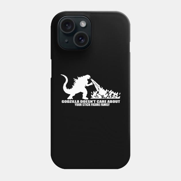 All I Care About Is Godzilla Phone Case by Kaylie Powlowski