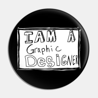 Graphic design but with white Pin