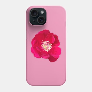 Red flower photo Phone Case