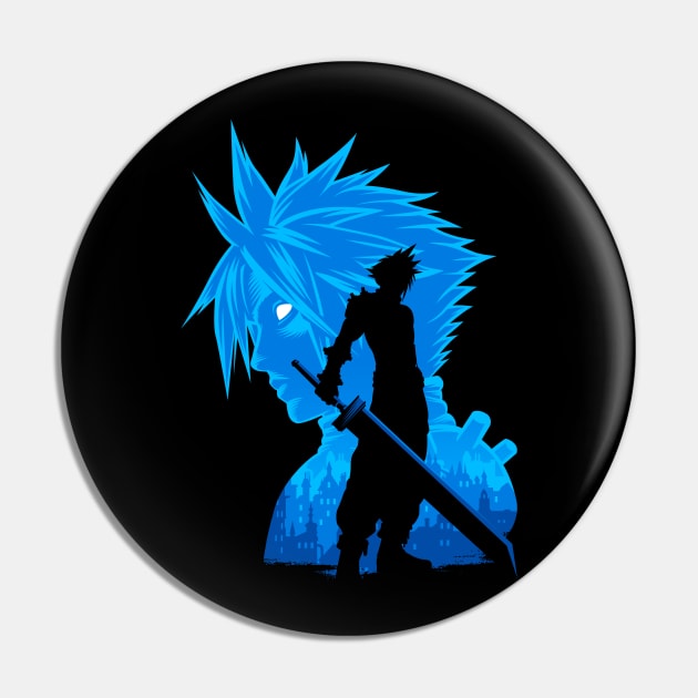 Sword Cloud Pin by albertocubatas