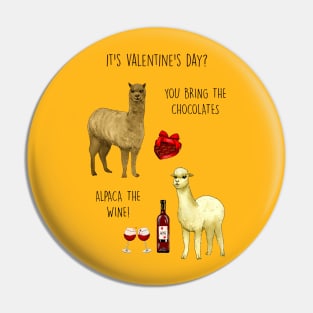 ALPACA THE WINE Pin