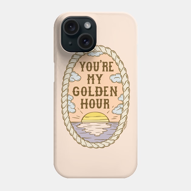 GOLDEN HOUR Phone Case by sagepizza