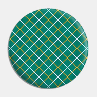 Off Tartan Green Pin