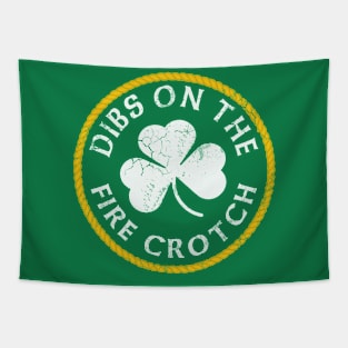 Dibs On The Fire Crotch Redhead Ginger St Patrick's Day Tapestry
