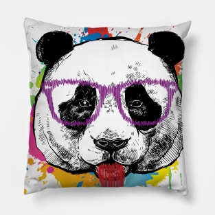 Panda hipster Pillow