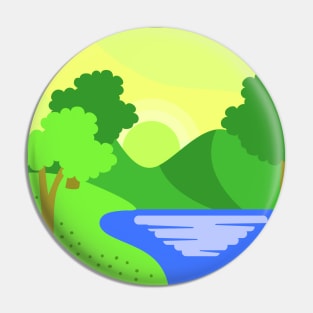 Landscape Forest Pin