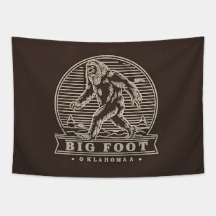 Big foot Oklahoma Tapestry