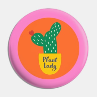 Plant Lady Cactus Pin