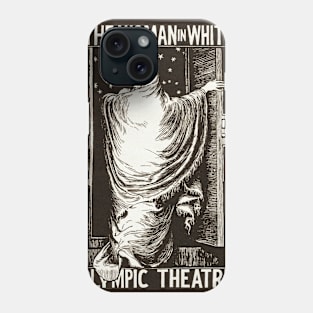 The Woman in White poster Phone Case