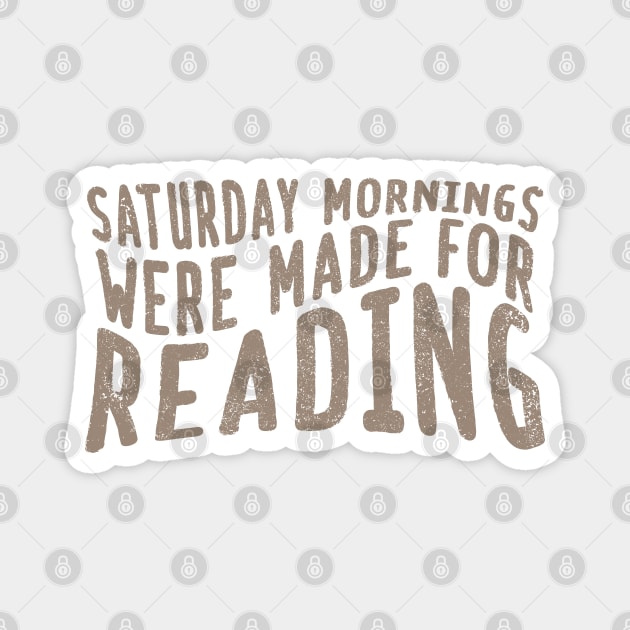 Weekend Reading Typography Magnet by Commykaze