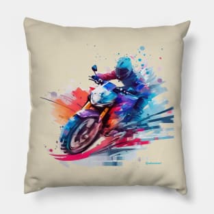 Splash of color Pillow